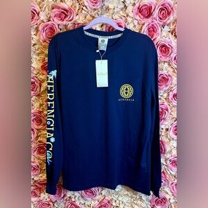 Only Buena Vibras Navy Blue Crew Neck T Shirt